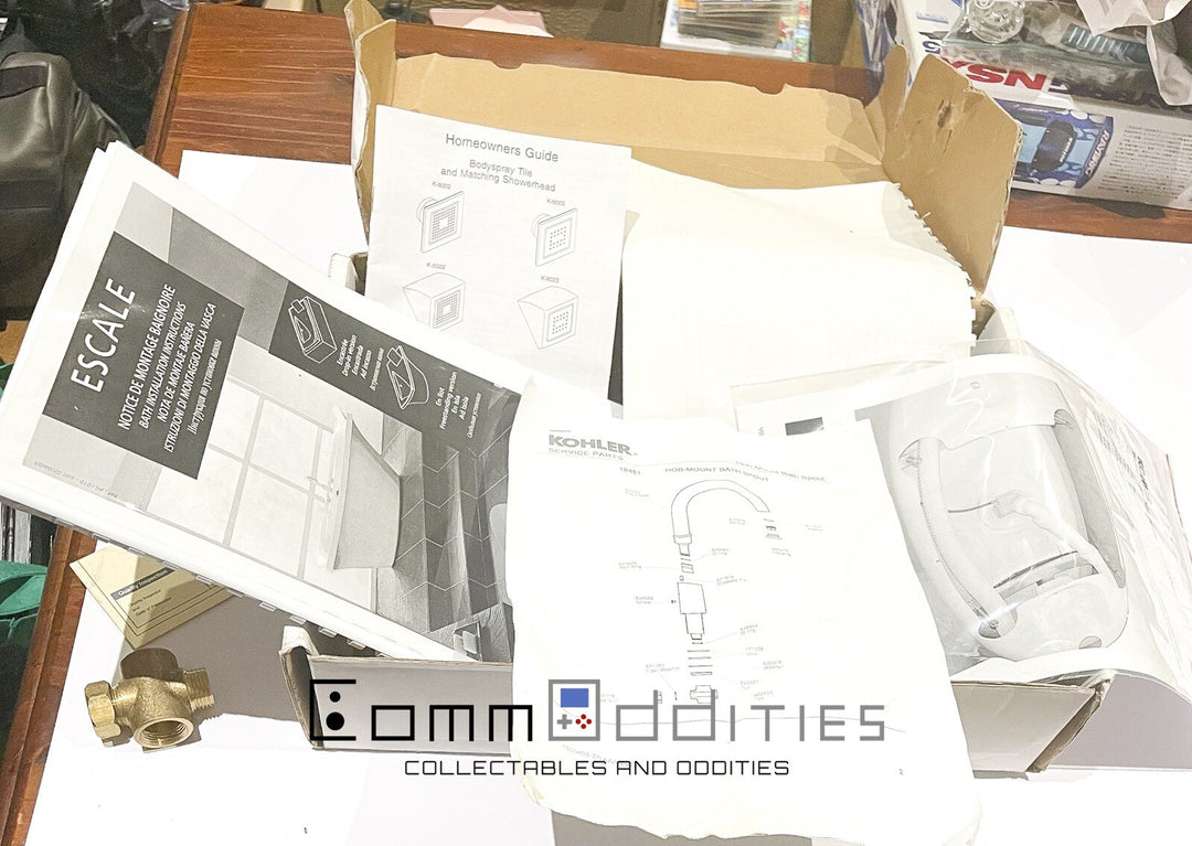 BRAND NEW! KOHLER Memphis Bath Spout Hob-Mount Chrome  Model 18481A-CP RRP $354