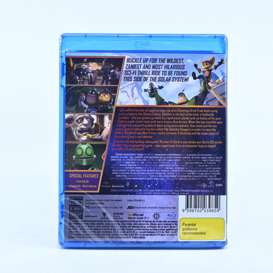 SEALED! Ratchet & Clank - Region B - Blu-ray