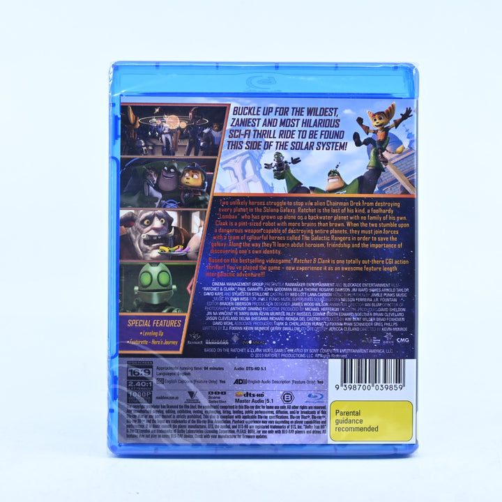 SEALED! Ratchet & Clank - Region B - Blu-ray