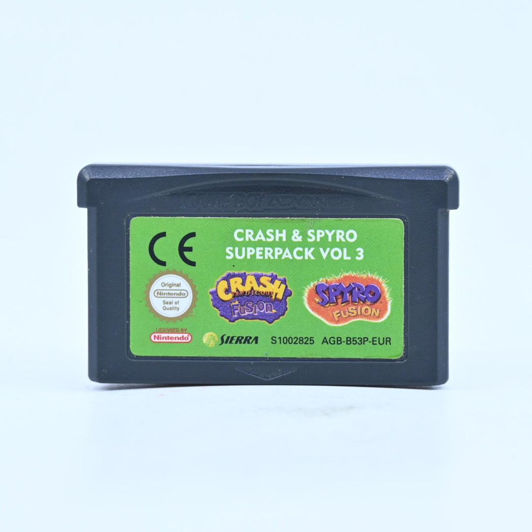 Crash & Spyro Super Pack Volume 3 - Nintendo Gameboy Advance / GBA Boxed Game