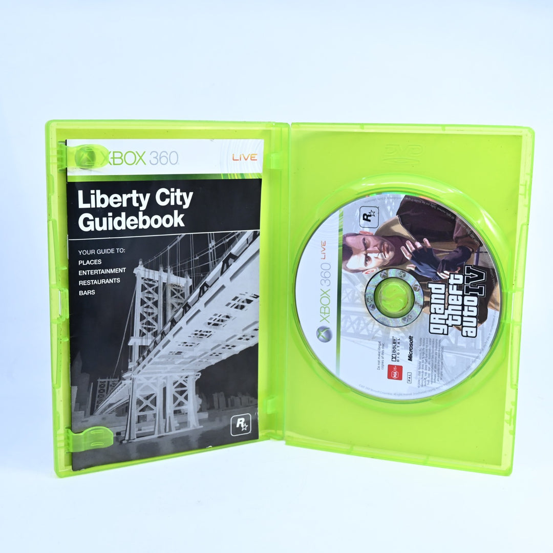 Grand Theft Auto IV - Xbox 360 Game + Manual - PAL - MINT DISC!