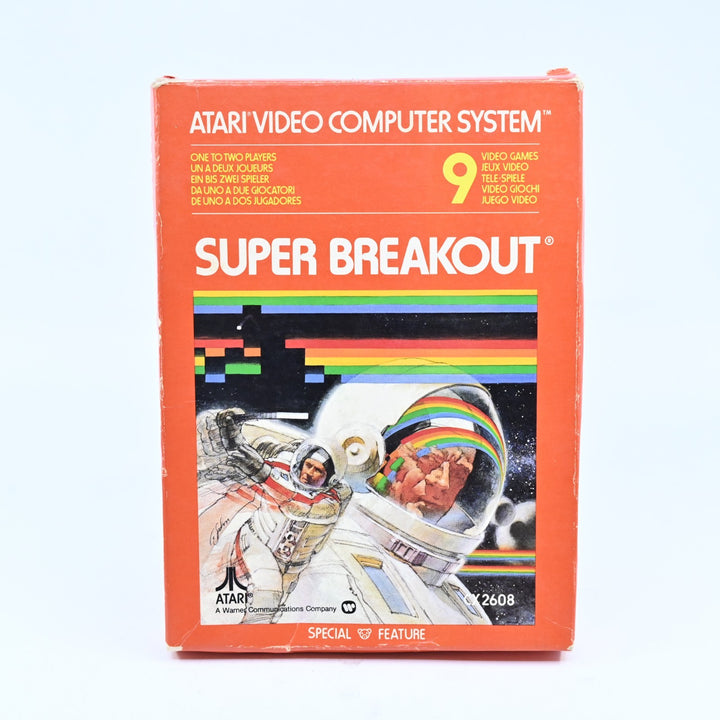 Super Breakout - Atari 2600 Boxed Game - No Manual - PAL - FREE POST!