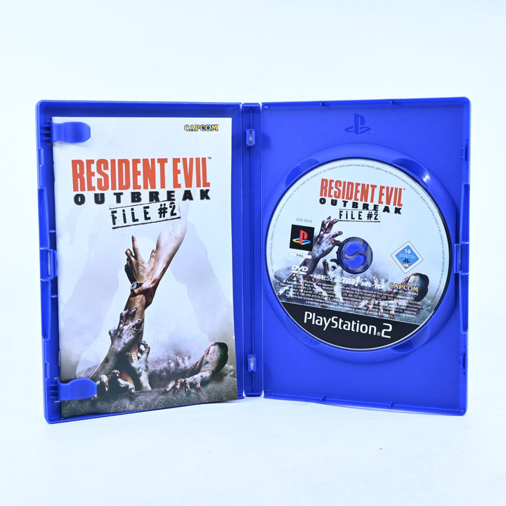 Resident Evil Outbreak File #2 - Sony Playstation 2 / PS2 Game + Manual - PAL