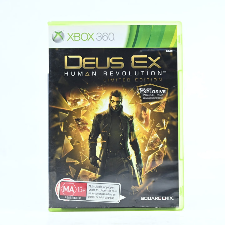 Deus Ex: Human Revolution - Xbox 360 Game + Manual - PAL