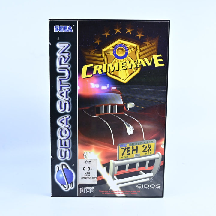 Crimewave - Sega Saturn Game + Manual - PAL - MINT DISC!