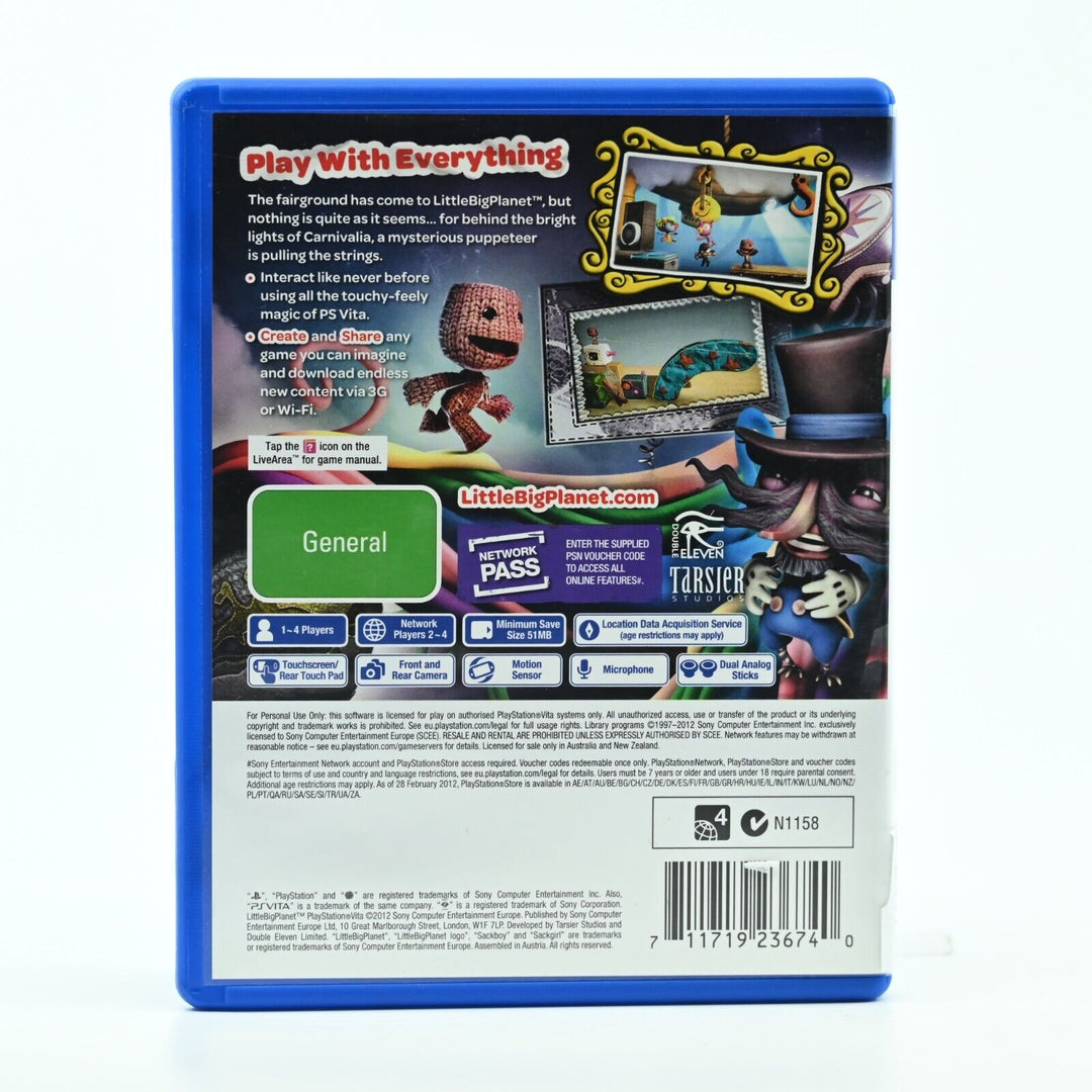 Little Big Planet / LittleBigPlannet - Sony PS Vita Game - FREE POST!