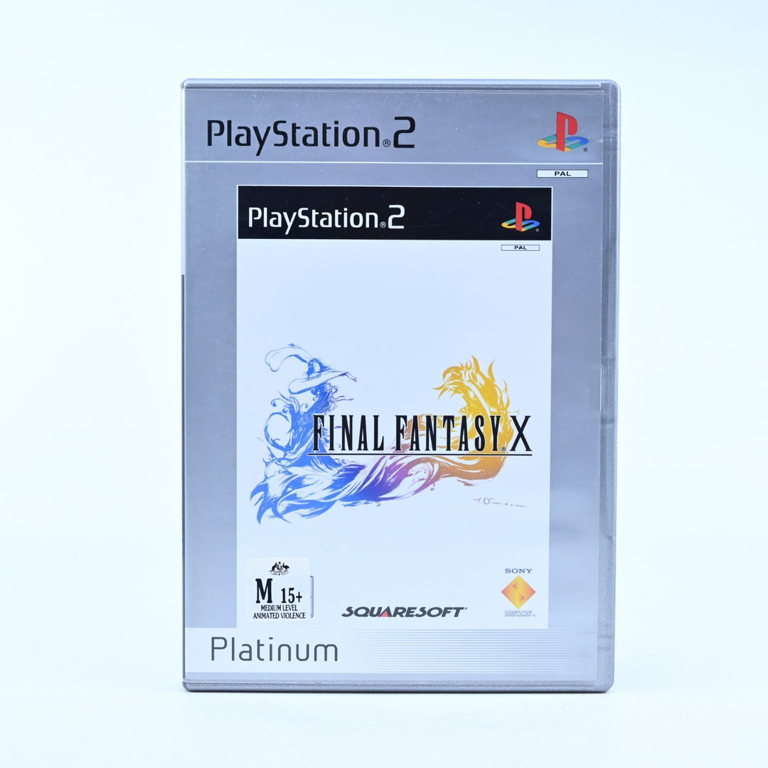 Final Fantasy X - Sony Playstation 2 / PS2 Game + Manual - PAL - MINT DISC!