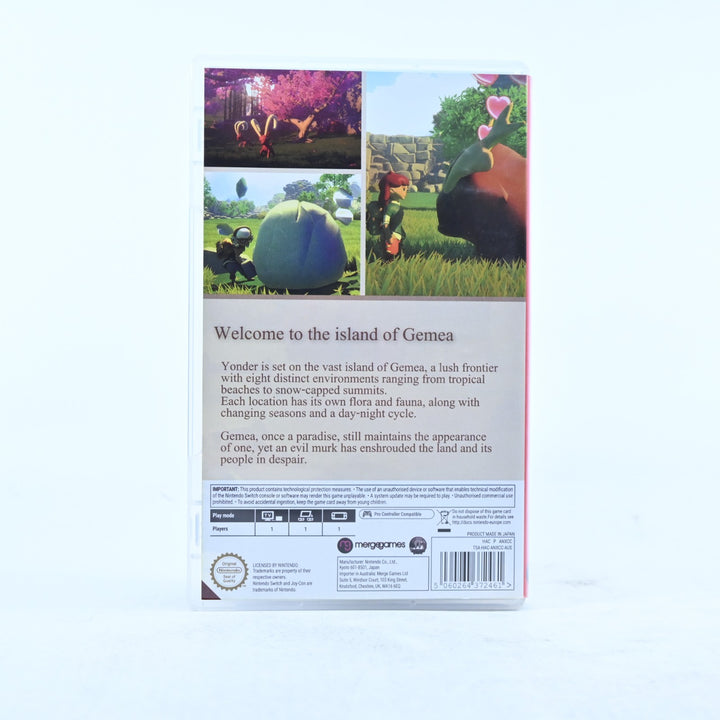 Yonder: The Cloud Catcher Chronicles - Nintendo Switch Game - FREE POST!