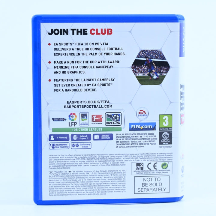 FIFA 13 - Sony PS Vita Game - FREE POST!