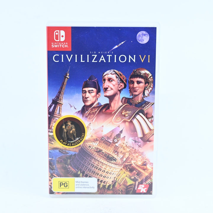 Sid Meier's Civilization VI 6 - Nintendo Switch Game - FREE POST!