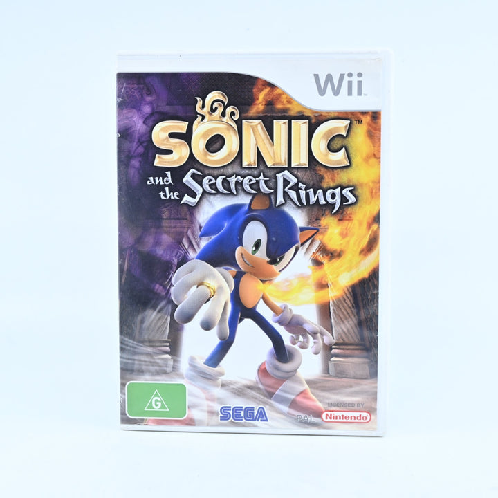 Sonic and the Secret Rings - Nintendo Wii Game - No Manual - PAL - MINT DISC!