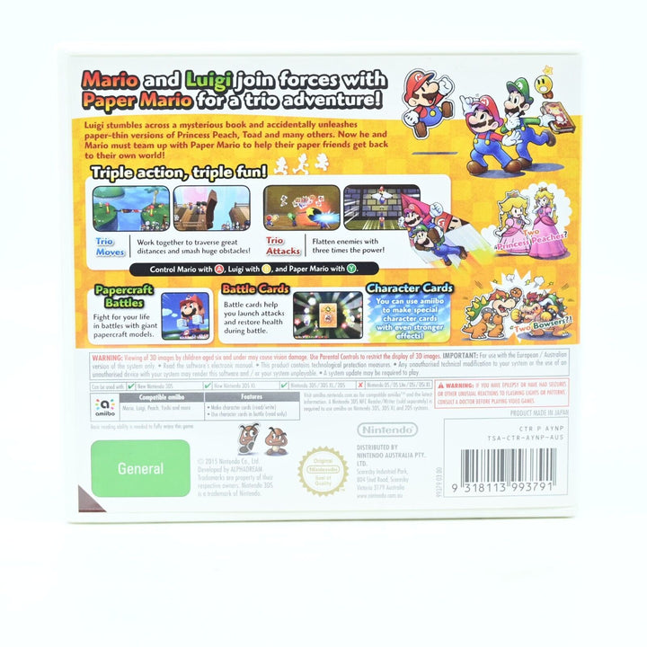 Mario & Luigi Paper Jam Bros - Nintendo 3DS Game - PAL - FREE POST!