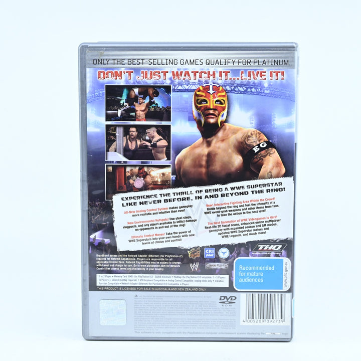WWE SmackDown! vs Raw 2007 - Sony Playstation 2 / PS2 Game + Manual - PAL