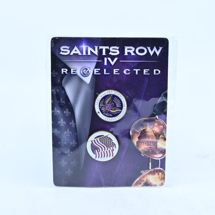 SEALED! Saint's Row IV: Re-Elected - Collectable Pin Set - Deep Silver Pin / Toy