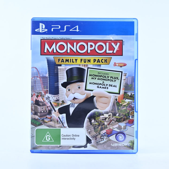 Monopoly Family Fun Pack - Sony Playstation 4 / PS4 Game - MINT DISC!