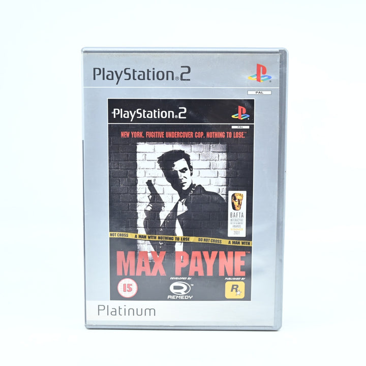Max Payne - Sony Playstation 2 / PS2 Game - No Manual - PAL - MINT DISC!