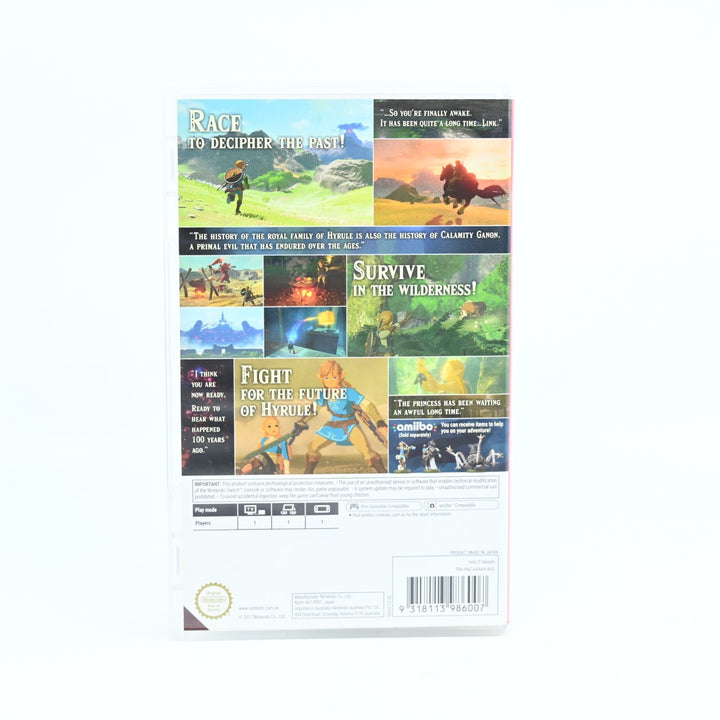 The Legend of Zelda: Breath of the Wild - Nintendo Switch Game - FREE POST!