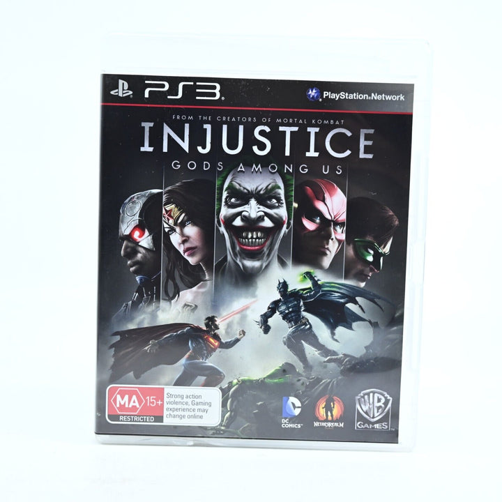 Injustice: Gods Among Us - Sony Playstation 3 / PS3 Game + Manual - MINT DISC!