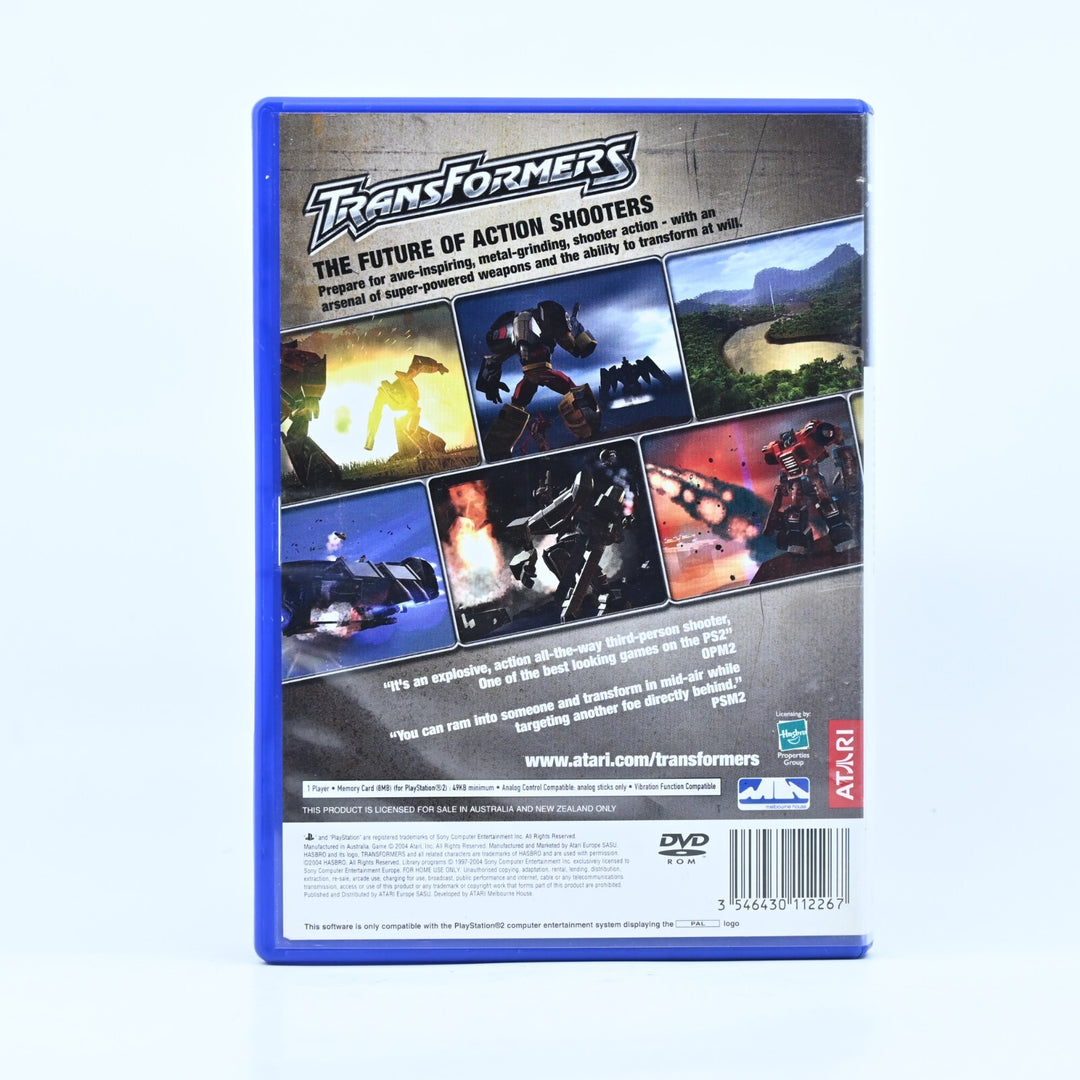 Transformers - Sony Playstation 2 / PS2 Game + Manual - PAL