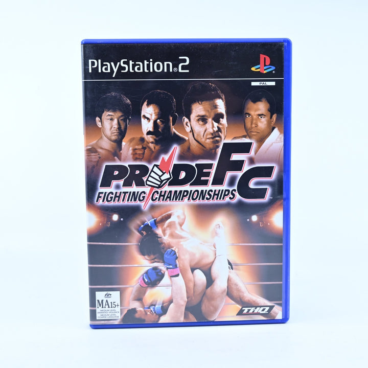Pride FC Fighting Championships - Sony Playstation 2 / PS2 Game + Manual - PAL
