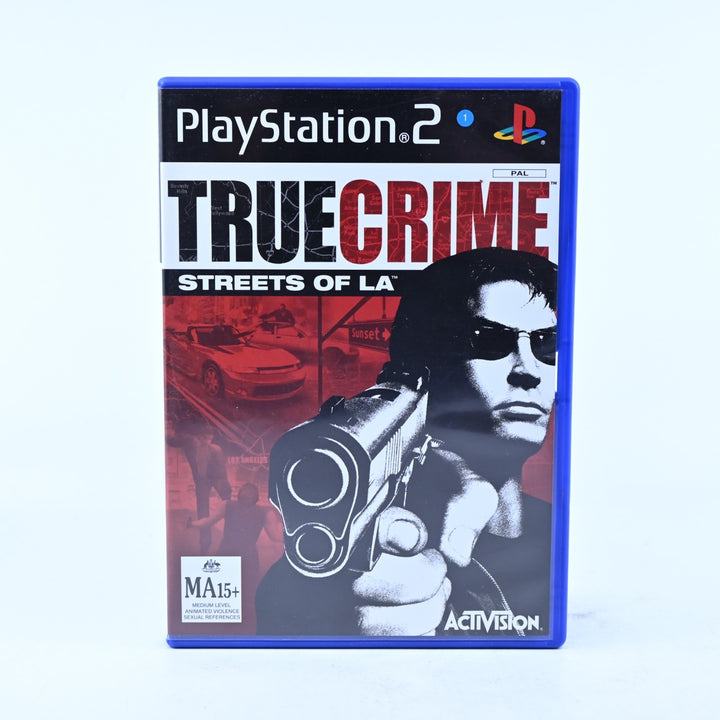 True Crime Streets of LA - Sony Playstation 2 / PS2 Game + Manual - PAL