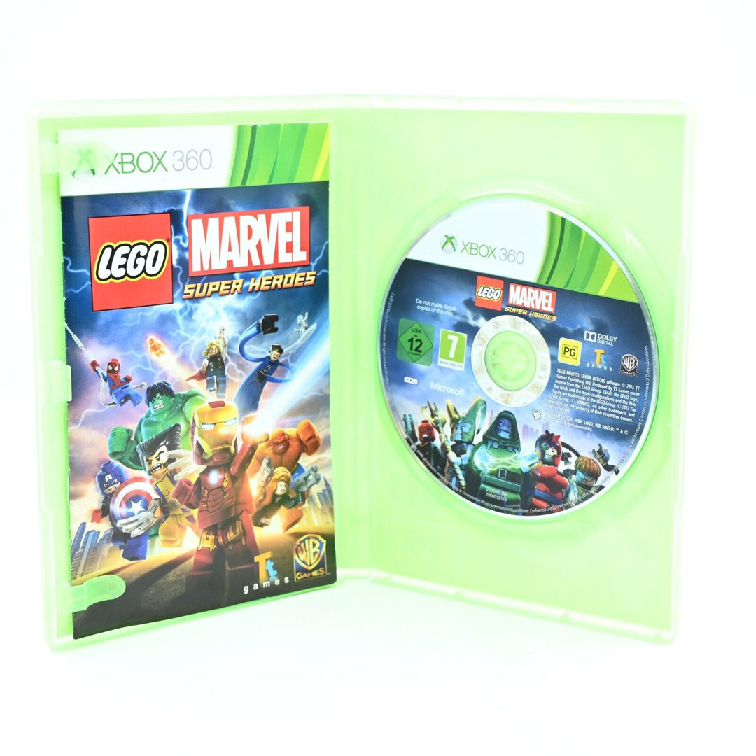 LEGO Marvel Super Heroes - Xbox 360 Game + Manual - PAL - MINT DISC!