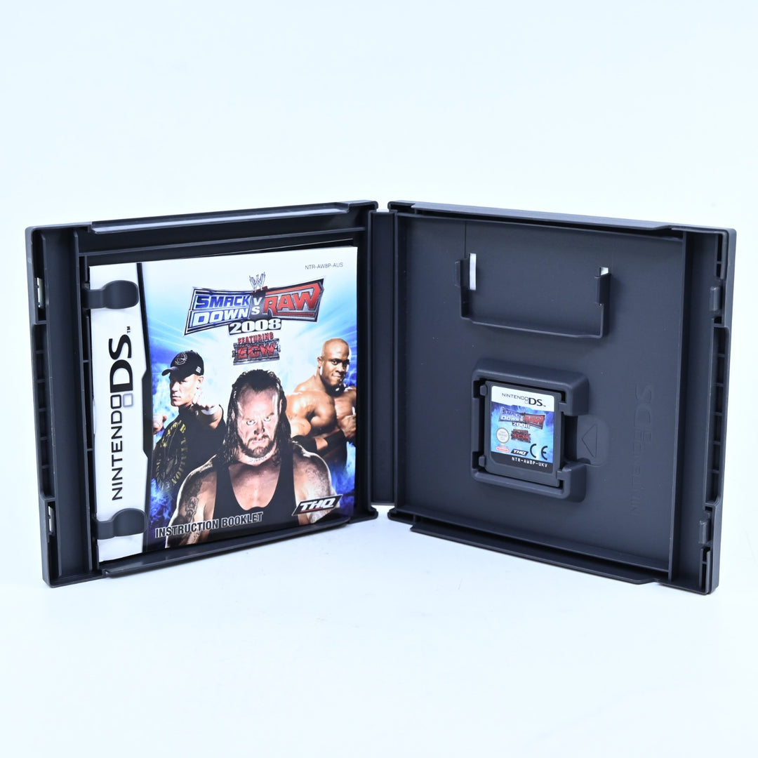 WWE Smackdown vs Raw 2008 - Nintendo DS Game - PAL + Manual - FREE POST!