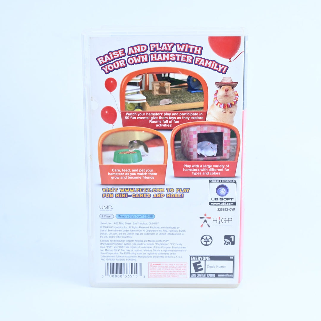 Petz: Hamsterz Bunch - Sony PSP Game - No Manual - Region Free - FREE POST!