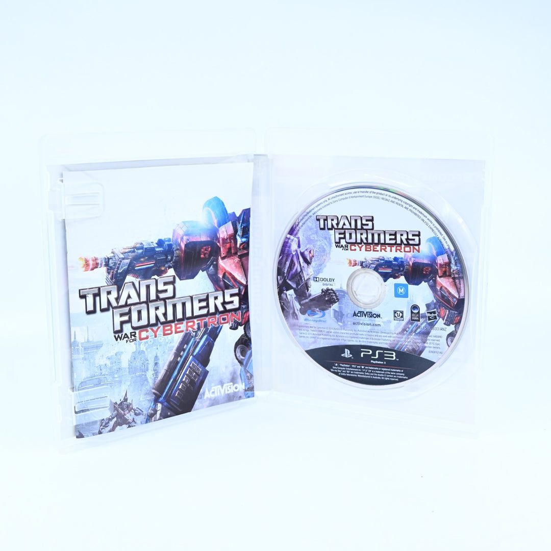Transformers: War for Cybertron - Sony Playstation 3 / PS3 Game + Manual