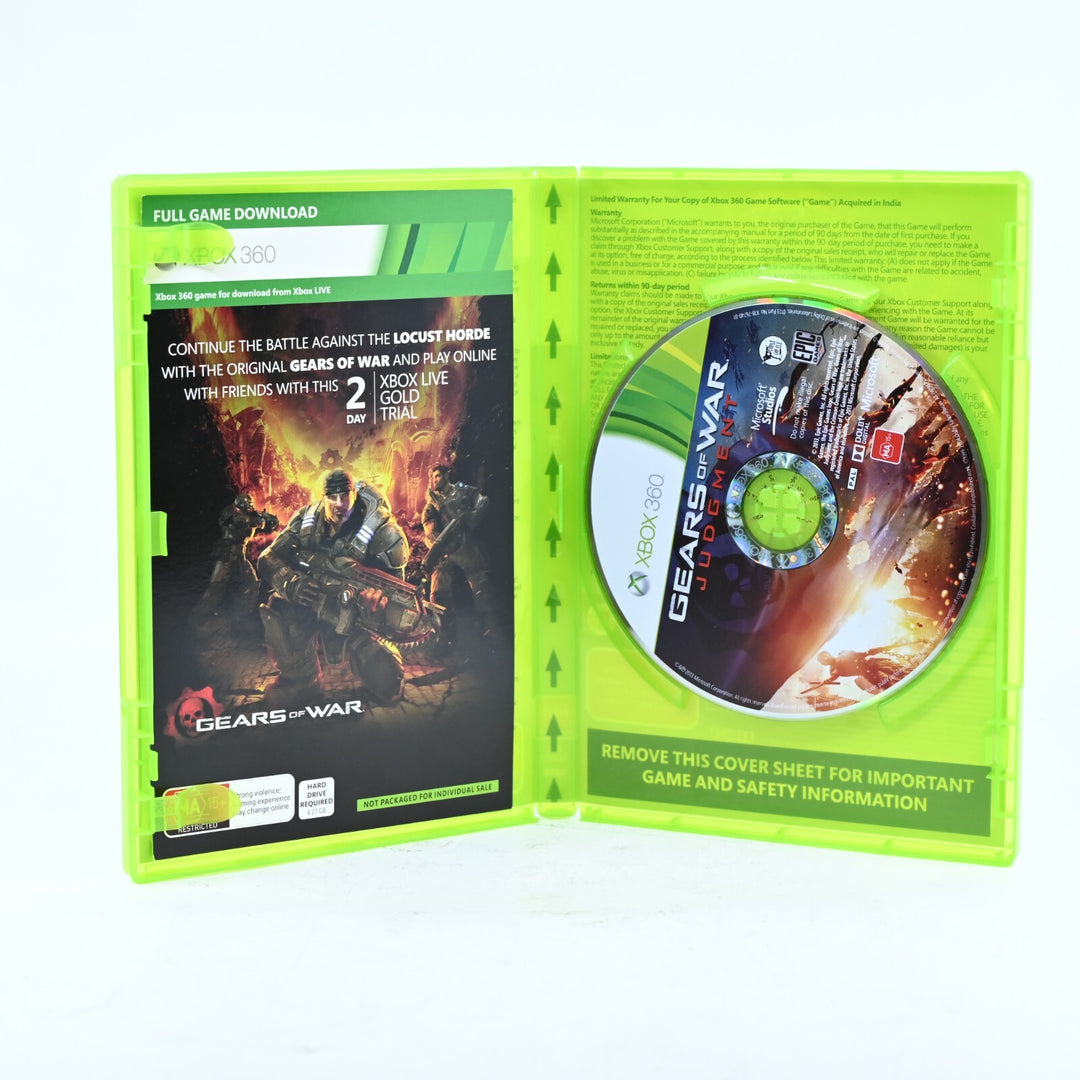 Gears of War Judgement - Xbox 360 Game - No Manual - PAL - MINT DISC!