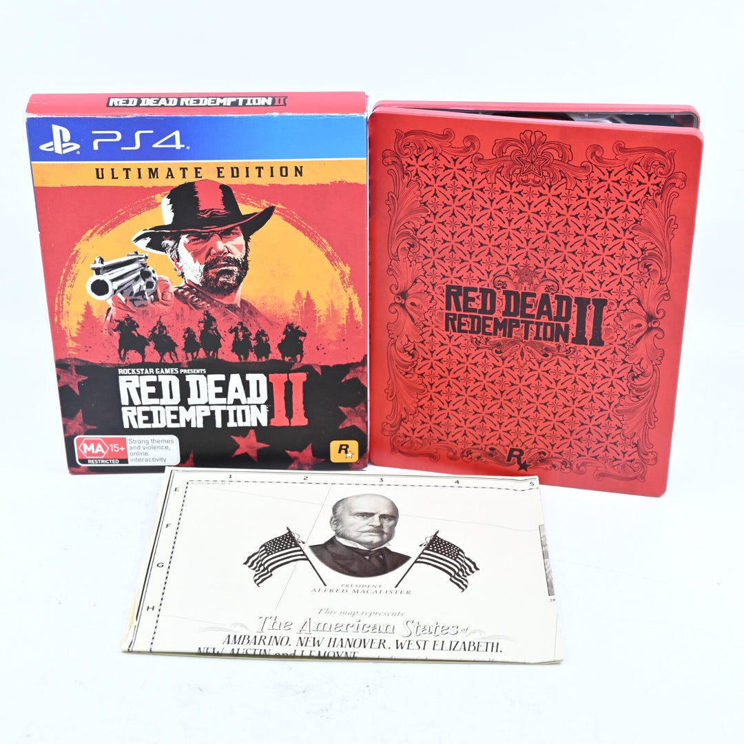 SEALED Red Dead Redemption II Collector's Box + Special Edition Game - Sony PS4