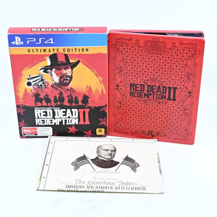 SEALED Red Dead Redemption II Collector's Box + Special Edition Game - Sony PS4