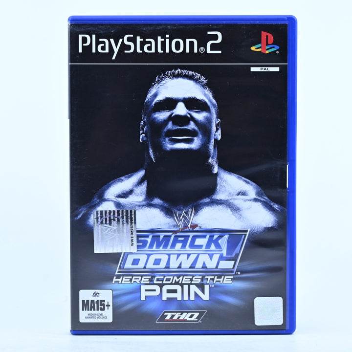 WWE SmackDown!: Here Comes the Pain - Sony Playstation 2 / PS2 Game + Manual