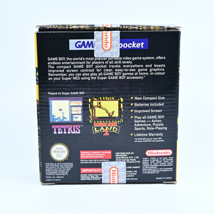 Yellow - Nintendo Gameboy Pocket Console - PAL - FREE POST!