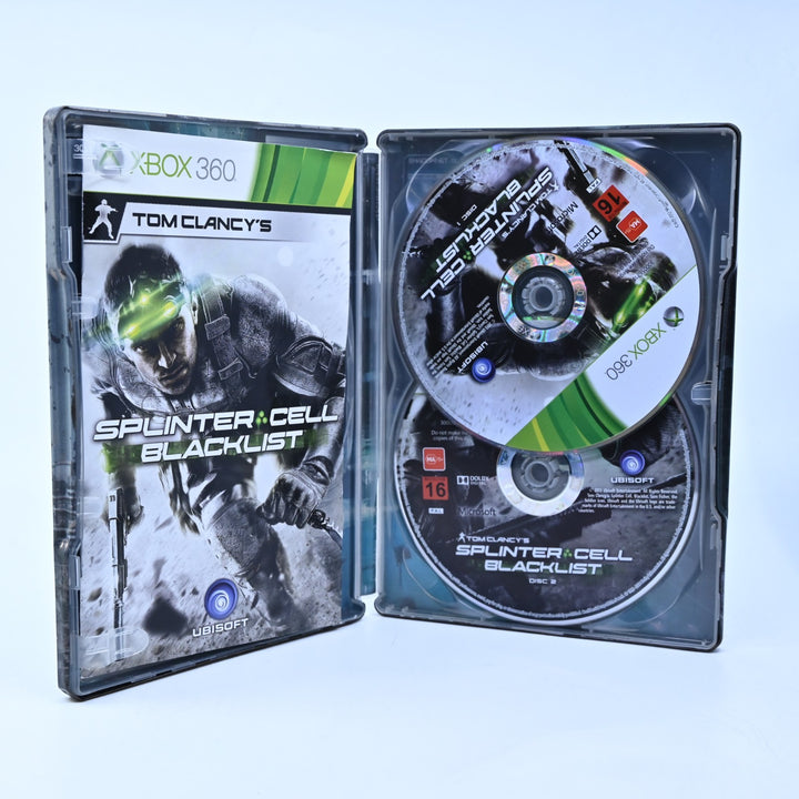 Tom Clancy's Splinter Cell Blacklist - Steelbook - Xbox 360 Game + Manual - PAL