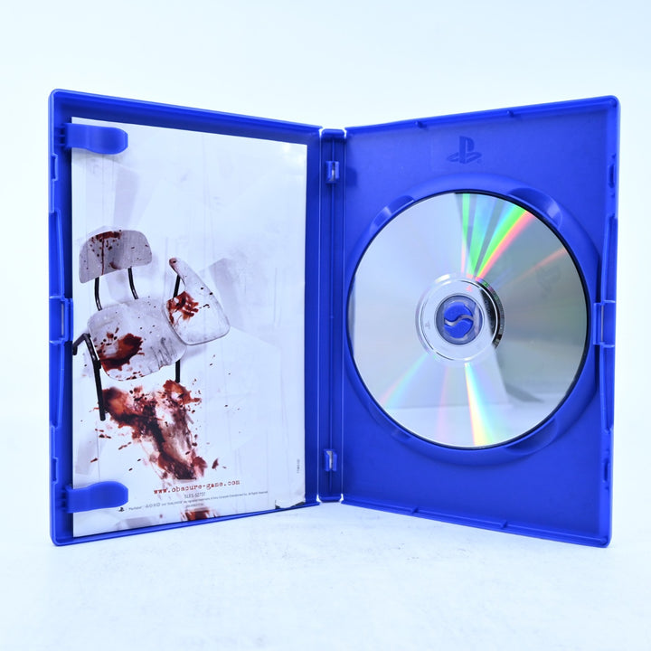 Obscure - Sony Playstation 2 / PS2 Game + Manual - PAL