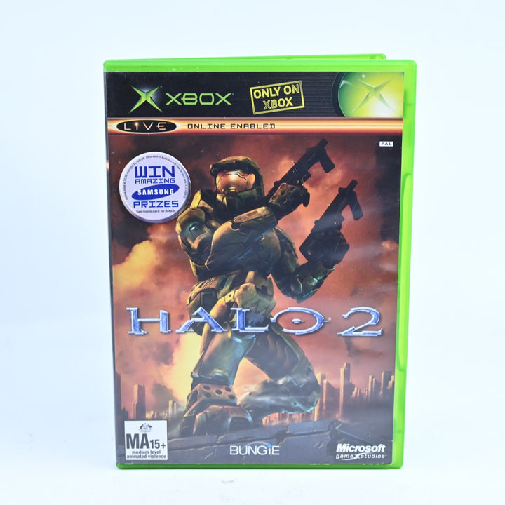 Halo 2 - Original Xbox Game + Manual - PAL - MINT DISC!