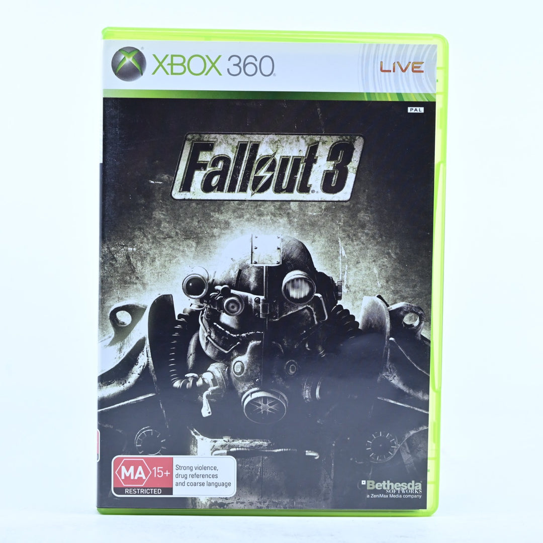 Fallout 3 - Xbox 360 Game + Manual - PAL - MINT DISC!