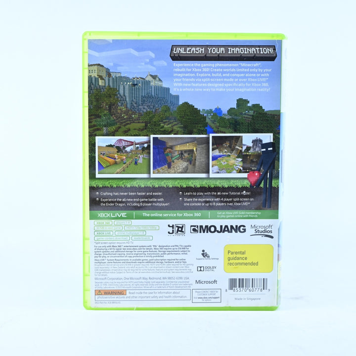 Minecraft - Xbox 360 Game - PAL - MINT DISC!