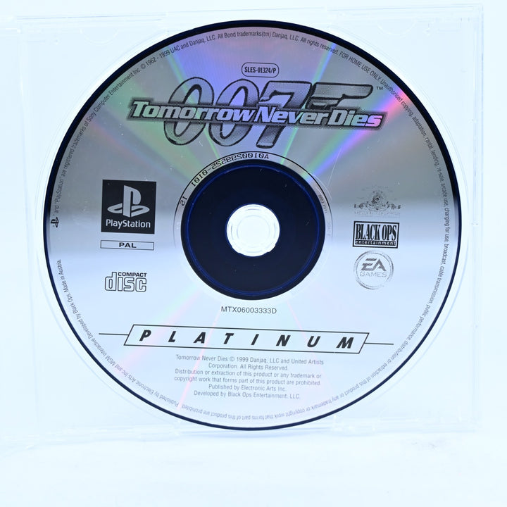 007: Tomorrow Never Dies - PS1 Game - Disc Only - PAL - MINT DISC!