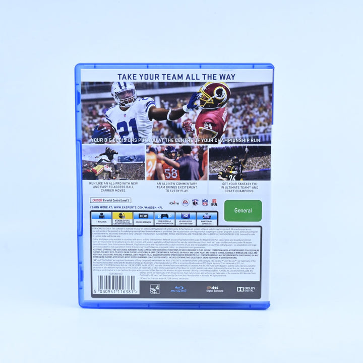 Madden NFL 17 - Sony Playstation 4 / PS4 Game - MINT DISC!