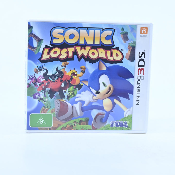 Sonic Lost World - Nintendo 3DS Game - PAL + Manual - FREE POST!