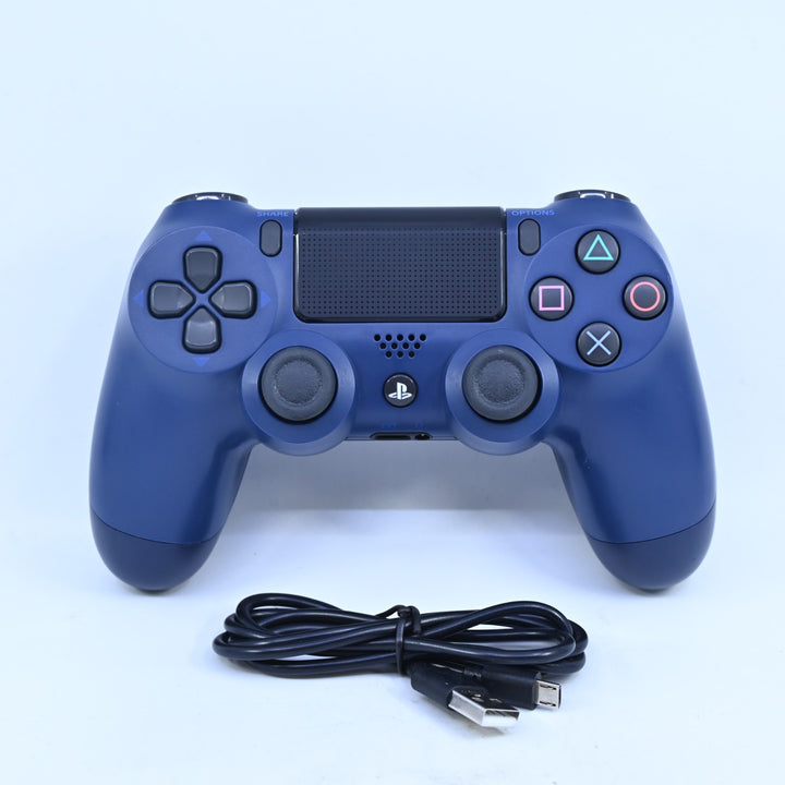 Midnight Blue DualShock Controller - Sony Playstation 4 / PS4 Accessory