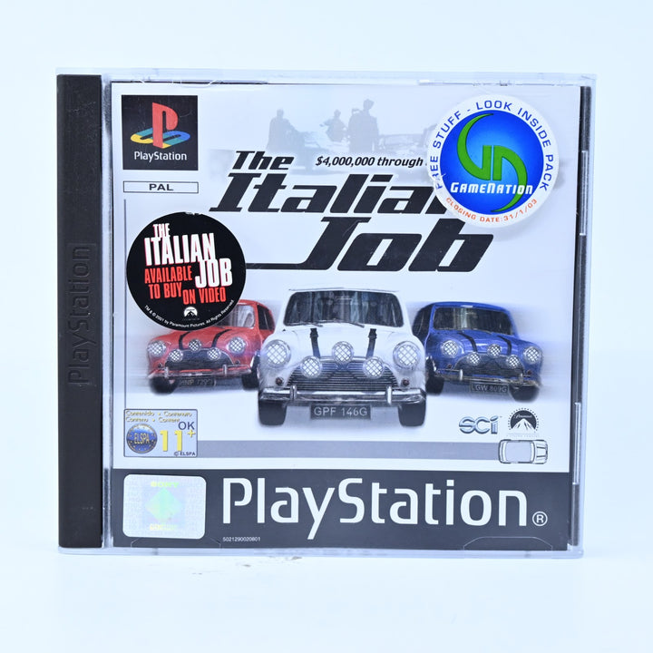 The Italian Job - Sony Playstation 1 / PS1 Game - No Manual - PAL - MINT DISC!