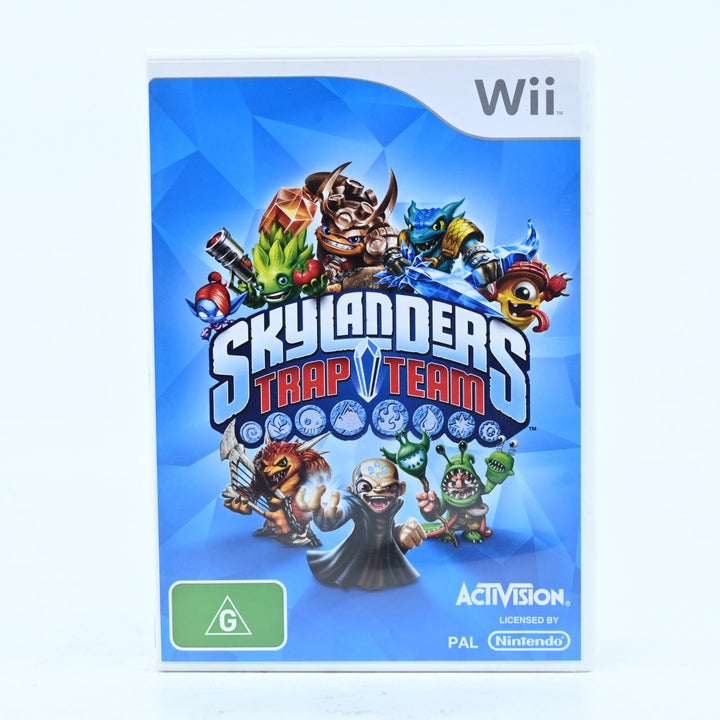 Skylanders: Trap Team - Nintendo Wii Game + Manual - PAL - MINT DISC!