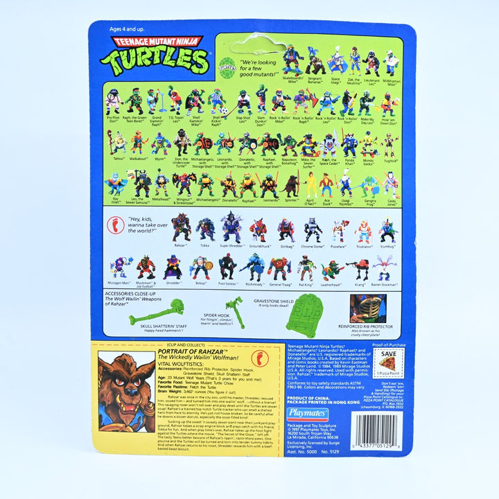 Rahzar - Teenage Mutant Ninja Turtles / TMNT - Playmates 1980's Figure - Toy