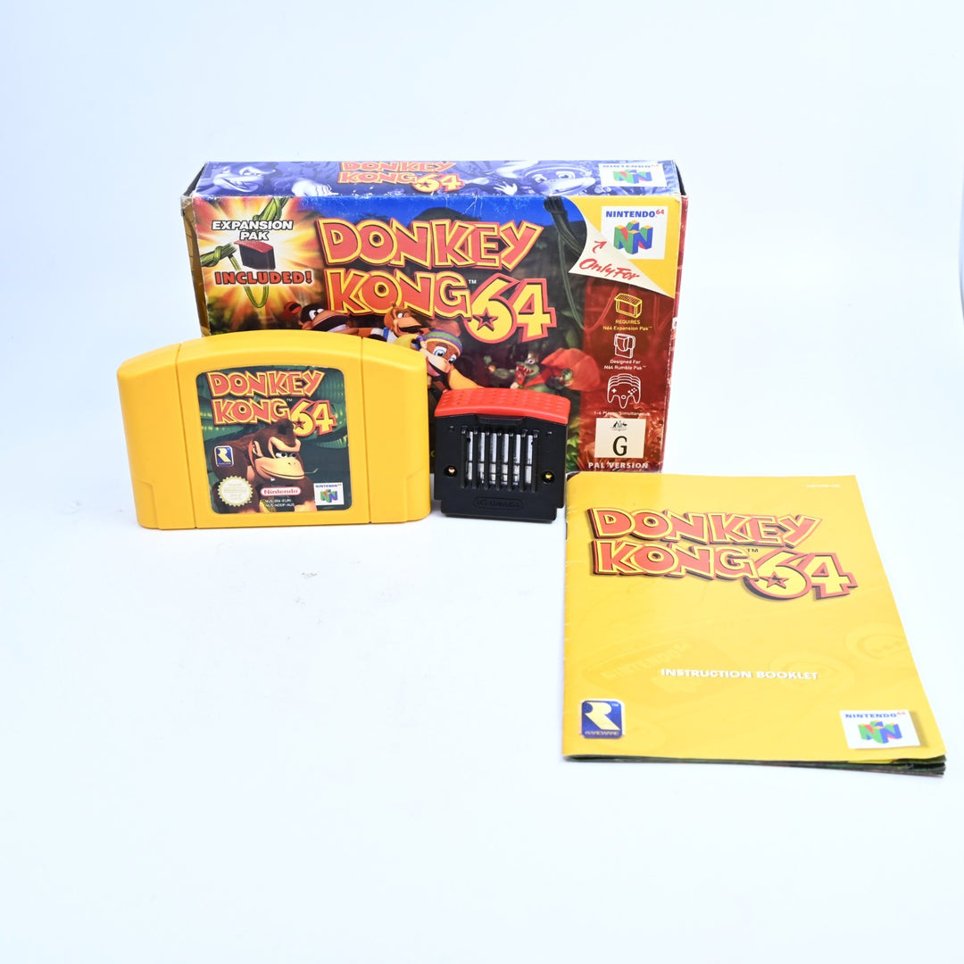 Donkey Kong 64 - N64 / Nintendo 64 Boxed Game - PAL - FREE POST!