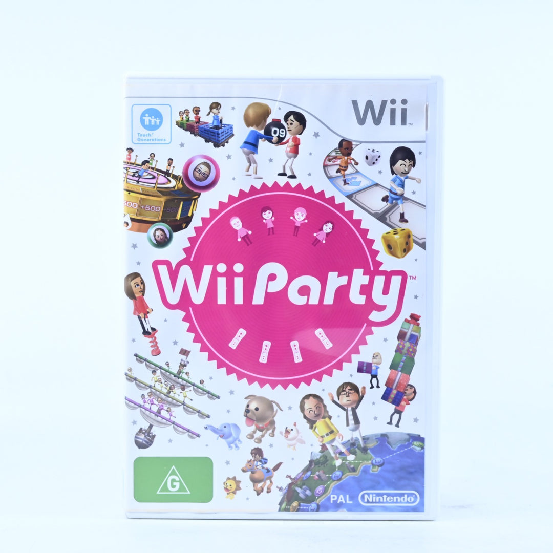 Wii Party - Nintendo Wii Game + Manual - PAL - MINT DISC!