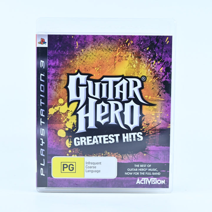 Guitar Hero Greatest Hits - Sony Playstation 3 / PS3 Game + Manual - MINT DISC!