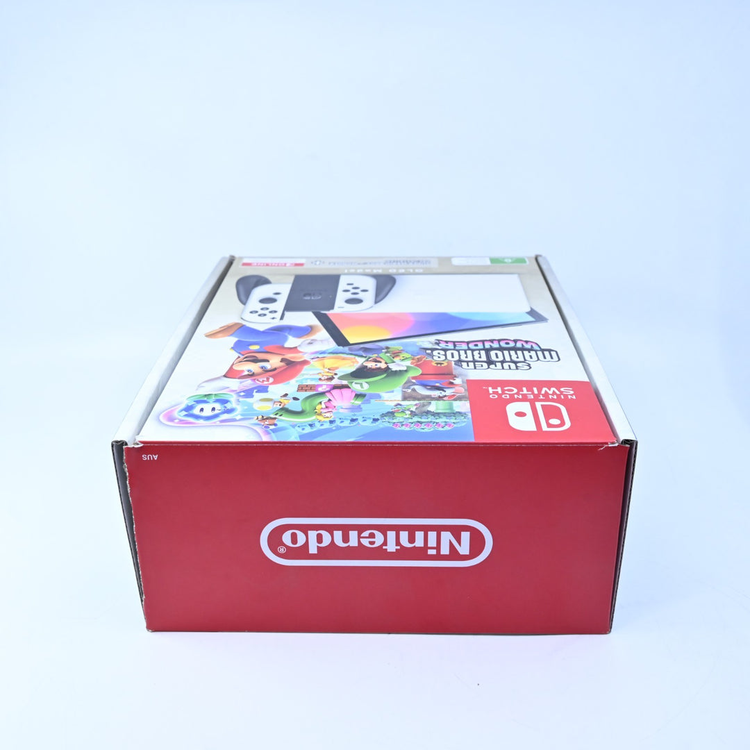 Super Mario Bros. Wonder Edition - Nintendo Switch OLED Boxed Console - PAL